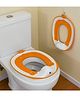 StarAndDaisy Potty Seat for Kids Universal Fit Toilet Seat Cover Non Slip Portable Trainer Safe Comfortable Easy to Use for Boys and Girls Ideal for Toilet Training - Orange