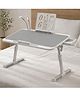 StarAndDaisy Kids Study Table Foldable/Multipurpose Baby/Kids Bed Table for Laptop and Study/Laptop Table Stand with Adjustable Height & Angle with USB Port, LED and Mini Cooling Fan - Grey