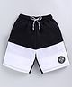 Kidcity Cotton Sinker Knit Colour Blocked Shorts - Multi Colour
