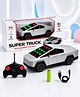 NHR Electric RC Tesla Cybertruck Toy for Kids, Rechargeable Remote Control Vehicle - sliver
