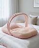 BAYBEE Baby Bedding Set for New Born with Mosquito Net,Premium Bed Mattress & Pillow, Travel Companion for Boys & Girls (Orange)
