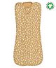 The Boo Boo Club Cotton Arms Up Printed Sleeping Swaddle Pod For Baby 0-6M Yellow