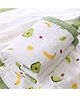 Teri Beri 6 Layer Muslin Baby Blanket for Newborn Baby Soft Breathable Cotton Quilt Baby Comforter for Crib, Stroller & Nursery (100 x 100 cm)