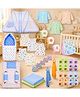Babytoons 34 in 1 NewBorn Baby Complete Daily Items Combo - Blue