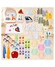 Babytoons New Born Complete Daily Items Combo Baby Shower Gifts - Orange