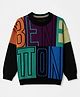 UCB 100% Cotton Woven Full Sleeves Pullover With Drop Shoulder Sleeves and Benetton Design - Black