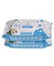 Barebub Premium Baby Wipes | 99% Water Based | Extra Thick | Biodegradable & Gentle| 60 Wipes (Pack of 2)