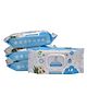 Barebub Premium Baby Wipes | 99% Water Based | Extra Thick | Biodegradable & Gentle| 60 Wipes (Pack of 4)