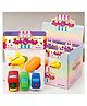 YAMAMA Lovely Collection Cute Vehicle & Transport Squeeze Toys Set for Toddlers, Pack of 5-Piece Non-Toxic, Soft Sensory Play Toys for Babies, Bath Toys for Kids & Infants - Multicolor