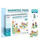 YAMAMA 100 Pcs Magnetic Tiles Rolling Ball Building Blocks Set for Kids, 3D STEM Educational Marble Run Construction MBB-100 Building Blocks Magnetic Tiles Toys for Kids - Multicolor