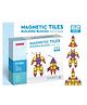 YAMAMA 62 Pcs Magnetic Tiles Building Blocks Set for Kids, 3D STEM Educational Creative Construction MT-62 Building Blocks Magnetic Tiles Toys for Kids - Multicolor