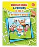 Doraemon & Friends: 3-IN-1 Puzzle + Colour Art + Stickers Activity Book, By Bloomsbury India, Paperback - English