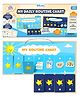 Skillmatics My Daily Routine Chart Reusable Double-Sided Magnetic Chore Chart & Visual Schedule for Preschoolers & Kindergarteners, 35+ Magnetic Tasks, 30+ Stickers, Gift for Ages 3,