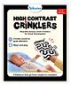 Skillmatics High Contrast Crinkle Toy 4 Wearable Black & White Sensory Cloth Crinklers, Newborn Visual Stimulation, Tummy Time, Sensory Exploration & Early Development, Gift for Babies 012 Months