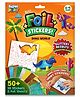 Superplay Foil Stickers Dinosaur World Art & Craft Kit for Kids, 50+ 3D Stickers, Mess-Free DIY Decorative Crafts, Creative Gift for Boys & Girls