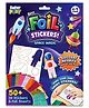 SUPERPLAY Foil Stickers Space Magic Art & Craft Kit for Kids, 50+ 3D Stickers, Mess-Free DIY Decorative Crafts, Gift for Boys & Girls Ages 4 to 9 years, Astronauts, Rockets, Planets, Stars
