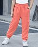 Tiara Jacquard Knit Solid Jogger - Peach