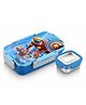 Signoraware 700 ml Super Hero Printed Steel Lunch Box with 130 ml Container- Blue