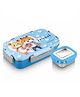 Signoraware 700 ml Teddy Printed Steel Lunch Box with 130 ml Container- Blue