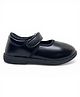 Lil Lollipop Solid Velcro Closure Shoes - Black