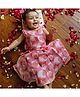 DULAAR Chanderi Woven Sleeveless Floral Printed Lehenga Choli Set - Pink
