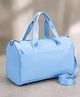New Pinch Premium Water-Resistant Weekender Duffel Bag Lightweight Shoulder & Maternity Bag with Adjustable Shoulder Strap, Swimming , Gym & Baby Essentials ( 35.5 x 23 x15 cm )BLUE