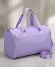 New Pinch Premium Water-Resistant Weekender Duffel Bag Lightweight Shoulder & Maternity Bag with Adjustable Shoulder Strap, Swimming ,Gym & Baby Essentials ( 35.5 x 23 x15 cm )PURPLE