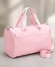 New Pinch Premium Water-Resistant Weekender Duffel Bag Lightweight Shoulder & Maternity Bag with Adjustable Shoulder Strap, Swimming , Gym & Baby Essentials ( 35.5 x 23 x29 cm ) PINK