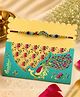 Peacock Rakhi - Blue| Premium Beaded Artwork| Perfect for Gifting| Raksha Bandhan| for Boys & Girls