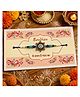 Infinity Evil eyes Rakhi|Perfect for Rakhi & Gifting| Dark Blue