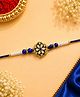 Meenakari Rakhi - Red & Blue| Premium Beaded Artwork| Perfect for Gifting| Raksha Bandhan