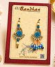 Lumba Rakhi - Blue| Premium Beaded Artwork| Perfect for Gifting| Raksha Bhandan