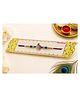 Peacock Silver Circular Rakhi|Perfect for Rakhi & Gifting|