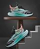FEETWELL SHOES Colour Blocked Velcro Closure Shoes - Green