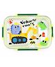 ZQBIEE, this is a leak-proof lunch box for children at school. It features a safe stainless steel and plastic interior that keeps food fresh- Green