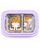 ZQBIEE, this is a leak-proof lunch box for children at school. It features a safe stainless steel and plastic interior that keeps food fresh- Lavander