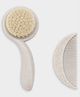 Mi Arcus Baby Soft Goat Hair Brush & Anti-Scratch Comb Set- Cream