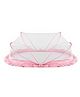 LifeKrafts Foldable Baby Mosquito Net Bottomless Net for Infants - Pink Regular Size