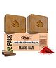 Ghar Soaps Sandalwood & Saffron Magic Bath Soap | Pack of 2 - 100g