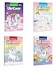 Magical Unicorn, Sparkly Unicorn, Mystical Unicorn and more :- sparkly unicorn activity book, mystical unicorn activity book, unicorn creative activity book | Pack of 4 Book, Paperbook