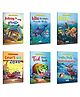 Johny the Nosy Giraffe, Lila The Dolphin Needs Help, Otto the Shy Octopus and more - Baby's First Story Book :- curious giraffe kids story book, baby ocean animal story book for kids | Set of 6 Book