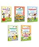 Animals, Transport and Shapes & Colours Colouring & Sticker Activity Book and more :- playful transport sticker workbook, exciting shape colouring activities | Pack of 5