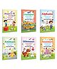 Alphabet, Animals and Dinosaur Colouring & Sticker Activity Book and more :- creative alphabet tracing exercises, fun animal number sticker activities, exciting dinosaur shape learning | Set of 6