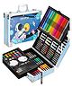 SCHOOLISH Art Set for Kids, 145 Pieces, Drawing Kit with Colour Pencils, Oil Pastels, Paint Brushes Moon & Astonaut Fantasy Art Set - PACK OF 1- COLOR MAY VARY