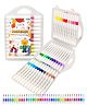 SCHOOLISH Acrylic Paint Markers Set of 36 Vibrant Colors, Permanent Water-Based Marker Pens for Rock Painting, DIY Crafts, Canvas, Glass & More - PACK OF 1- COLOR MAY VARY