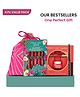 Parul Garg Beauty Festive Gift Pack with Sindoor, 10-in-1 Silk Matte Lipsticks, 1 Black Kajal & Hot Pink Potli