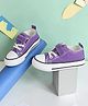 TRUFFLE COLLECTION Colour Blocked Velcro Closure Shoes - Purple