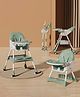 Babanza High Chair with safety Harness and Child Meal Tray - Green