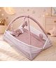 GRASPING FINGERS Baby Play Gym with Mosquito Net, 3 in 1 Foldable Kick and Play Mat, Hanging Toys, Fence and Pillow for Newborn Infants (0-12 Months)