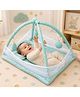GRASPING FINGERS Baby Play Gym with Mosquito Net, 3 in 1 Foldable Kick and Play Mat, Hanging Toys, Fence and Pillow for Newborn Infants (0-12 Months)